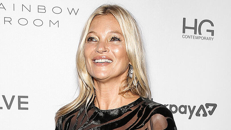 Model Kate Moss scheint langen Partynächten abgeschworen zu haben.