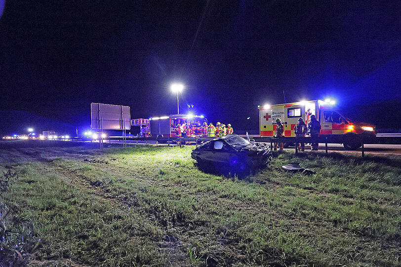 Der Suzuki erlitt bei dem Unfall einen Totalschaden.