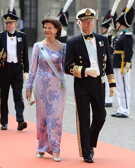 Schwedens König Gustav und Königin Silvia.