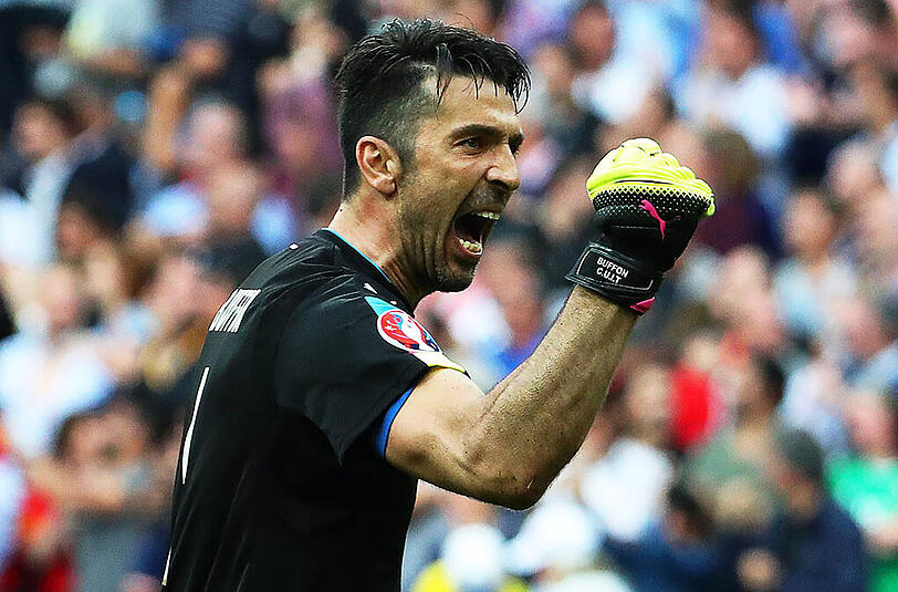 Auch Gianluigi Buffon musste im Training pausieren.