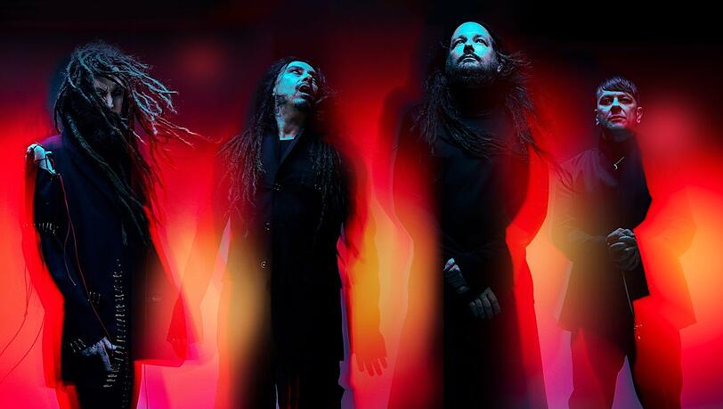 Brian "Head" Welch, James "Munky" Shaffer, Jonathan Davis und Ray Luzier (v.li.) bilden die aktuelle Besetzung von Korn.