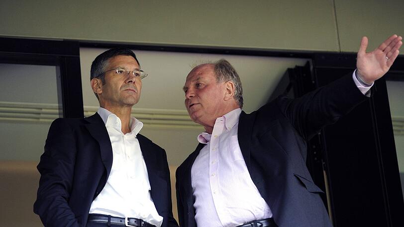 Seit Jahren befreundet: Herbert Hainer (l.) und Uli Hoeneß