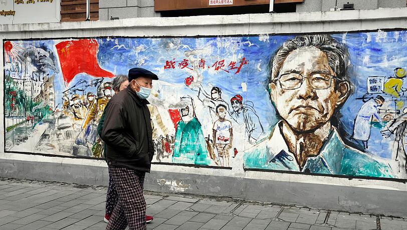 Im chinesischen Wuhan tauchten Ende 2019 erstmals Coronaerkrankungen auf.