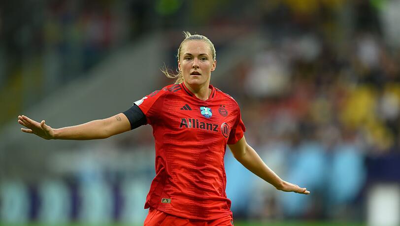 Münchens Magdalena Eriksson sorgte gegen RB Leipzig für den Siegtreffer.