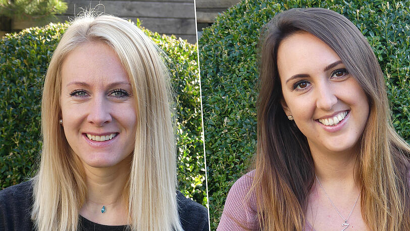 Monika Üblacker (l.) und Zsanett Nemeti wollten vor einem Monat den ersten Teil ihrer Kita "Alimonia Kids" eröffnen - müssen sich aber noch für unbestimmte Zeit gedulden.