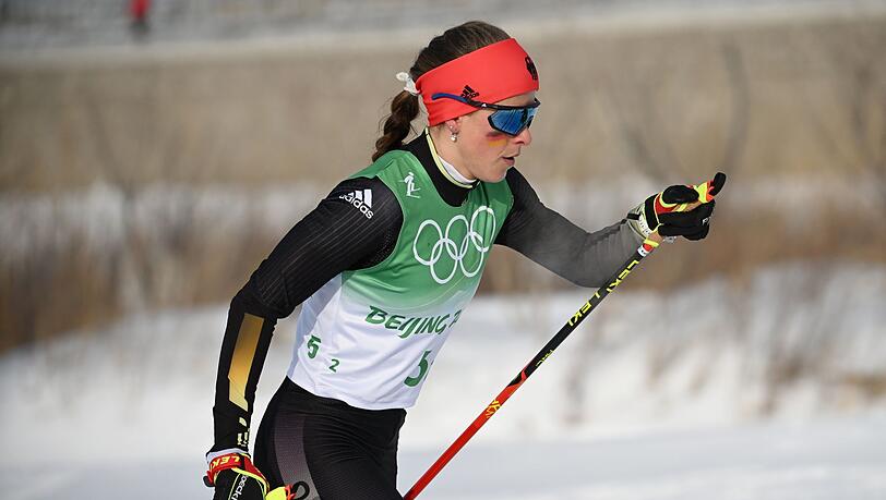 Langläuferin Katharina Henning und die Staffel holten Silber.
