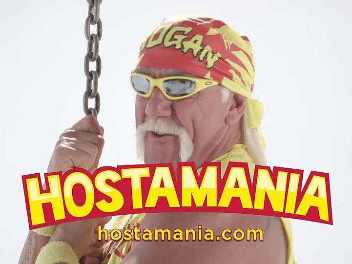 Bläst zum Angriff auf die Webhosting-Konkurrenz: Hulk Hogan