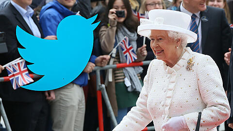 Die Meinung zum Queen-Besuch sind auf Twitter sehr unterschiedlich.