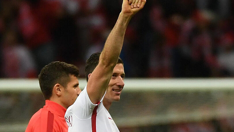 Robert Lewandowski führte die Polen zum Sieg gegen Dänemark. Robert Lewandowski führte die Polen zum Sieg gegen Dänemark.
