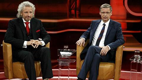 Zwei Mitglieder der ersten "Quarantäne-WG": Thomas Gottschalk und Günther Jauch.