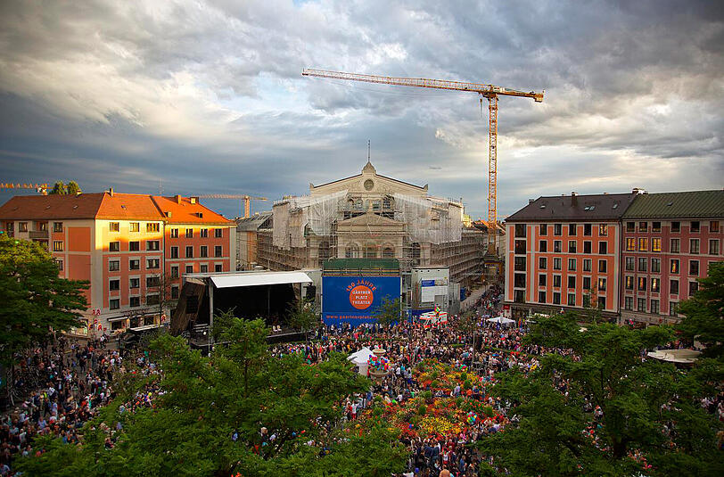 Das Fest am Gärtnerplatz zieht jedes Jahr Tausende Besucher an.