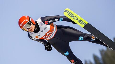 Katharina Althaus in Aktion.