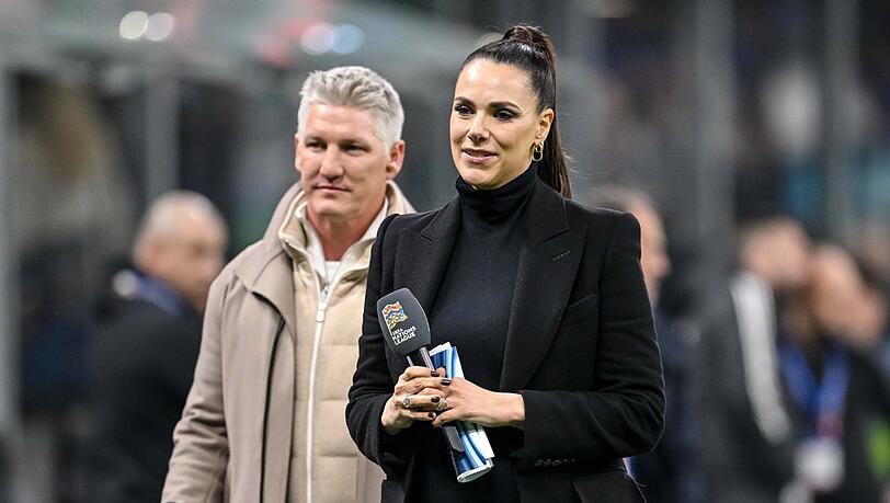 Esther Sedlaczek und Bastian Schweinsteiger werden am 5. Juni beim Spiel in Stuttgart durch den Abend begleiten.