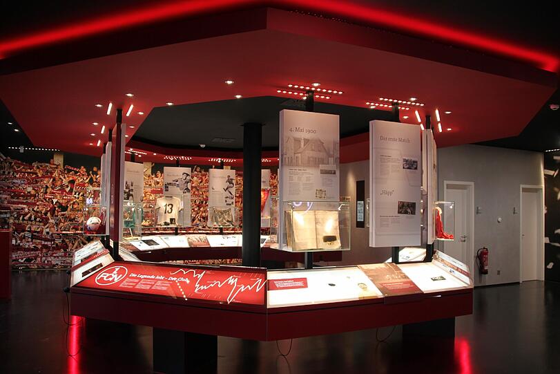 Herzstück des Museums ist der 32 Meter lange "Walk of Fame".