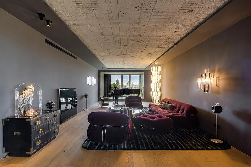Das Interieur des Luxus-Bunkers.