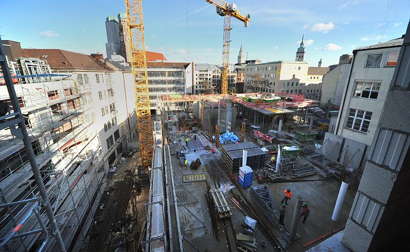 Die Hoftstatt: Ein Bilder-Rundgang auf der Baustelle
