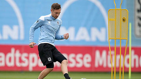 Trainierte am Donnerstag auch gleich mit: Neuzugang Markus Ziereis.