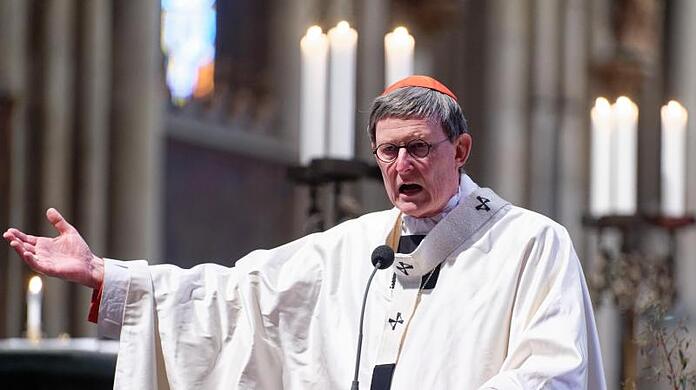 Kardinal Rainer Maria Woelki beim Ostergottesdienst im Kölner Dom.