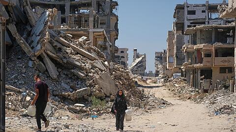 Das Leid ist nach wie vor gro&szlig; im Gazastreifen.