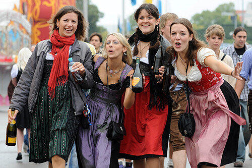 Auch diese Damen waren im Rudel unterwegs.