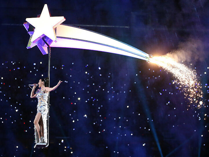 Katy Perry als "Star": Der Auftritt der Sängerin in der Super-Bowl-Halbzeitshow