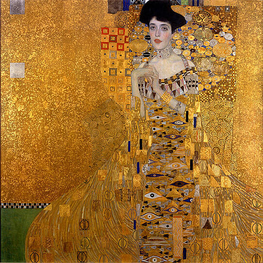 Porträt der Adele Bloch-Bauer von Gustav Klimt.