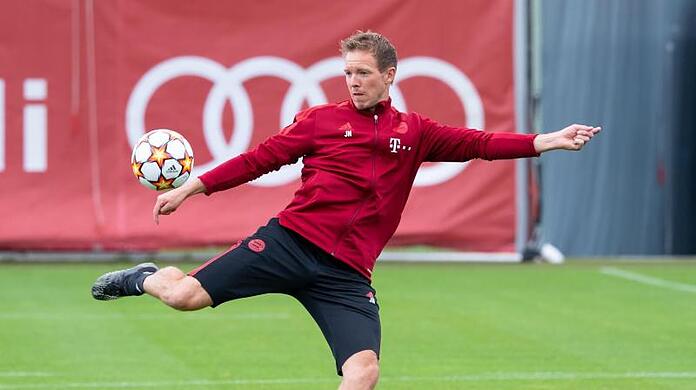 Julian Nagelsmann kann gegen Kiew fast auf seinen kompletten Kader zurückgreifen.