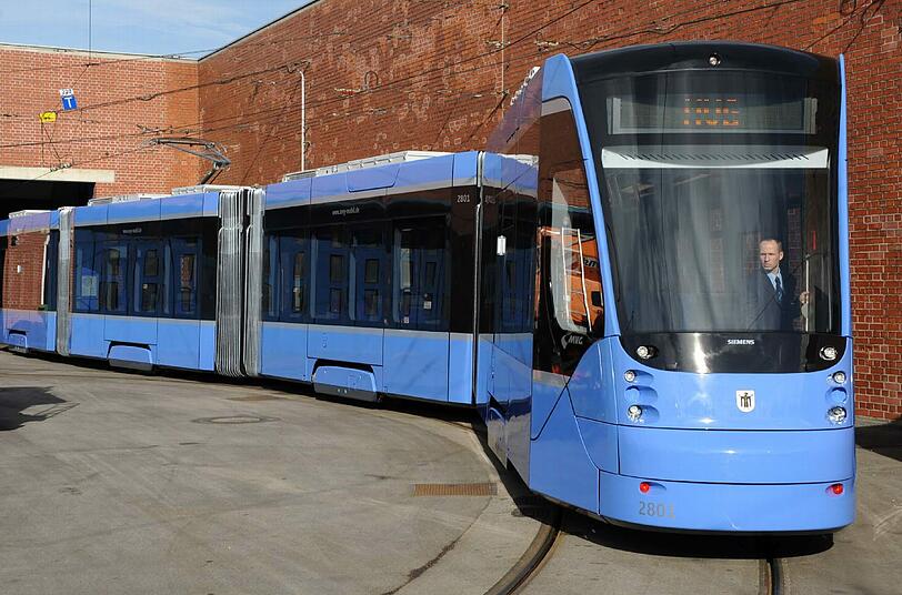 Das ist die neue Tram &bdquo;Avenio&ldquo; von Siemens. Sehen Sie hier die Bilder von der Vorstellung.