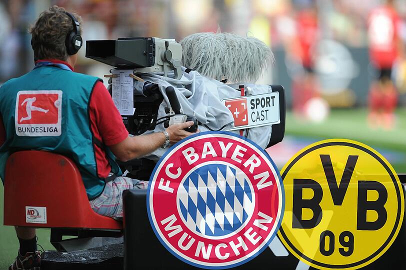 Das Spiel des FC Bayern München gegen Borussia Dortmund wird live auf Sky übertragen.