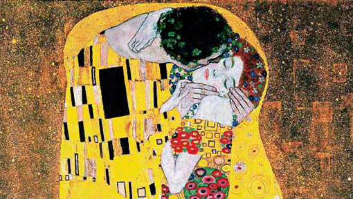 „Der Kuss“ ist wohl das berühmteste Gemälde von Gustav Klimt. „Der Kuss“ ist wohl das berühmteste Gemälde von Gustav Klimt.