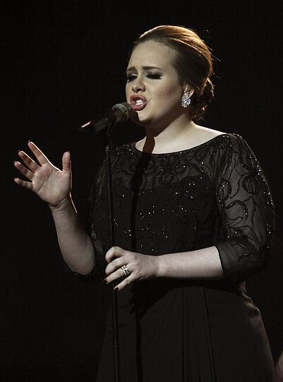 Die Sängerin Adele