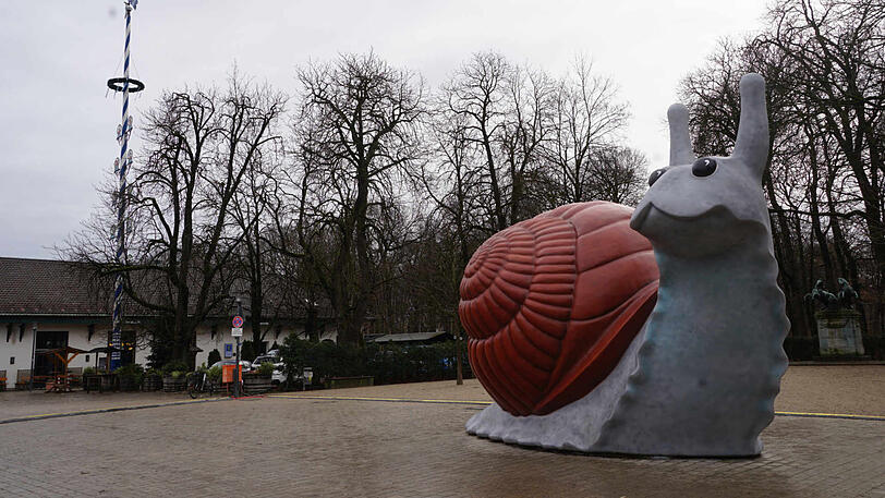 Ein Wahrzeichen des Viertels: die Riesenschnecke.