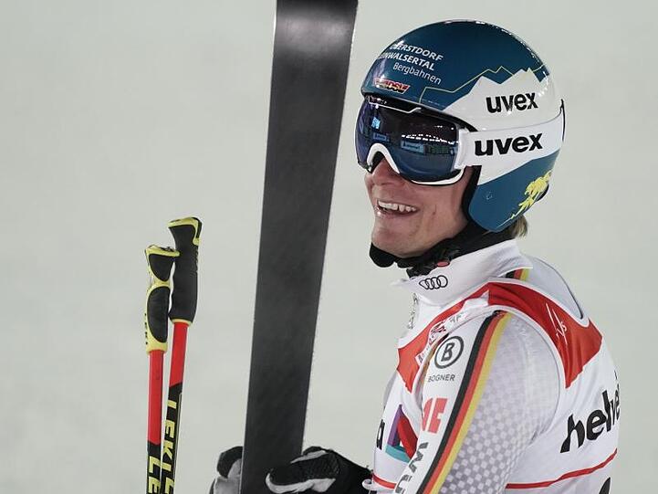 Freut sich über seinen achten Platz im WM-Riesenslalom: Alexander Schmid.
