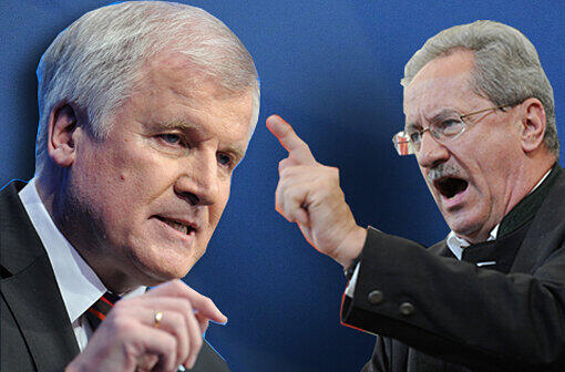 Horst Seehofer (CSU) gegen Christian Ude (SPD) im TV-Duell beim BR: Die AZ hat einen Liveticker im Programm.