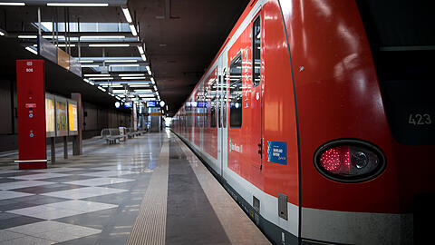 Der S-Bahnhof Unterföhring musste für zwei Stunden gesperrt werden.