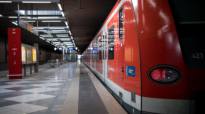 Der S-Bahnhof Unterföhring musste für zwei Stunden gesperrt werden.