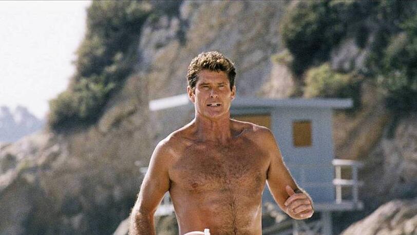 David Hasselhoff in seiner "Baywatch"-Rolle als Mitch Buchannon David Hasselhoff in seiner "Baywatch"-Rolle als Mitch Buchannon