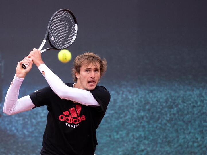 Alexander Zverev aus Deutschland in Aktion. Foto: Sven Hoppe