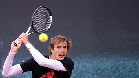 Alexander Zverev aus Deutschland in Aktion. Foto: Sven Hoppe