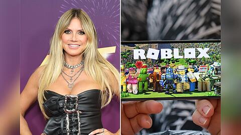 Roblox ist eine Online-Plattform, auf der Nutzer Spiele erstellen, teilen und spielen können - auch Heidi Klum macht mit.