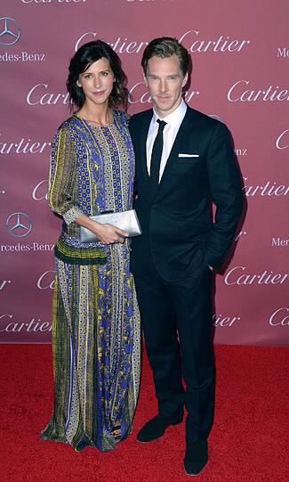 Benedict Cumberbatch mit seiner Verlobten Sophie Hunter