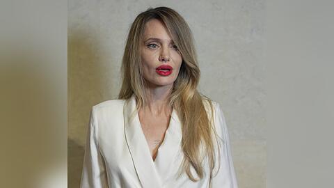 Angelina Jolie bei ihrem Auftritt in Shanghai.