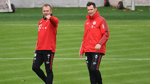 Verlassen beide den FC Bayern München: Hansi Flick und Miroslav Klose.
