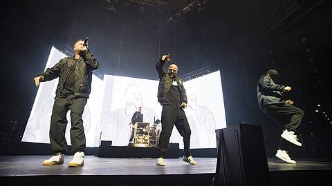 Die Fantastischen Vier 2019 bei einem Auftritt in der Olympiahalle. Diesmal treten sie auf dem Königsplatz auf.