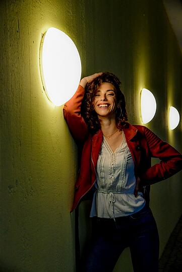 Friederike im Portrait beim Fotowalk.
