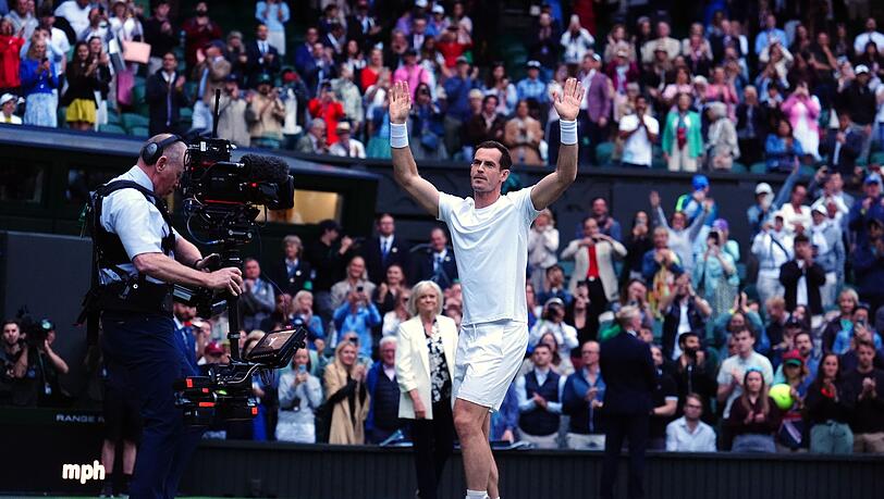 Für Andy Murray wird es wohl sein letztes Wimbledon sein.