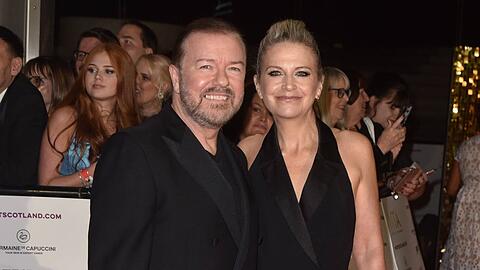 Ricky Gervais und Jane Fallon sind seit &uuml;ber vier Jahrzehnten ein Paar.