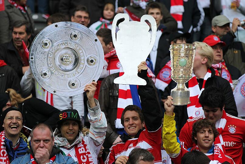 Sascha Blum: "weil bayern das schaffen will was noch NIE eine andere deutsche mannschaft geschafft hat!!! MIA SAN MIA & MIA HOLEN DEN POKAL NACH HOAM FCB