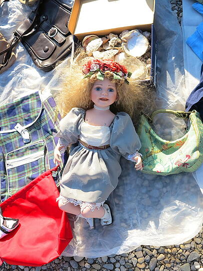 So war der Flohmarkt am Donnerstag im Westend. Die Fotos von Djordje Matkovic.