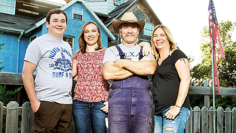 v.l.n.r.: Jason, Janina, Konny und Manu Reimann leben den Traum vieler Deutscher in den USA v.l.n.r.: Jason, Janina, Konny und Manu Reimann leben den Traum vieler Deutscher in den USA
